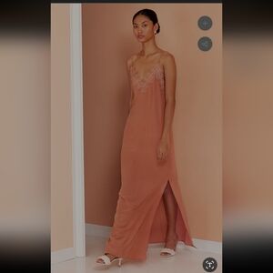 Magali Pascal Loretta Slip Dress Sienna Small